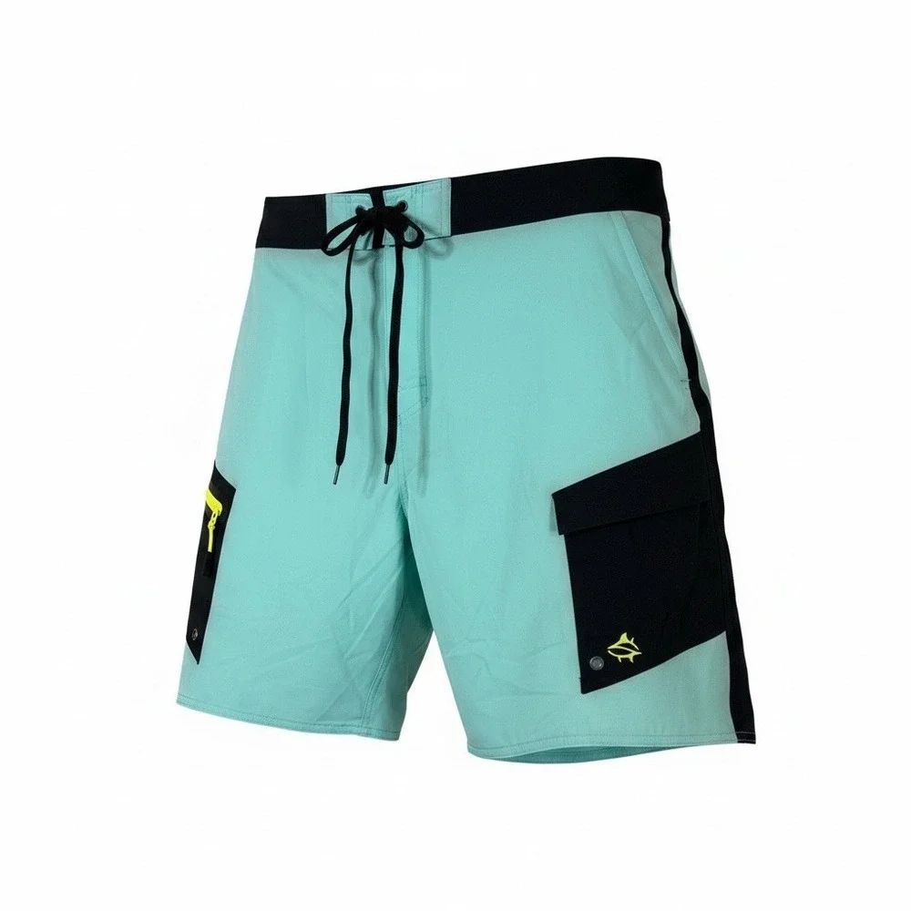 Loco Skailz Board Shorts Fishing Swim Trunks Performance Cargo Men’s Size 40